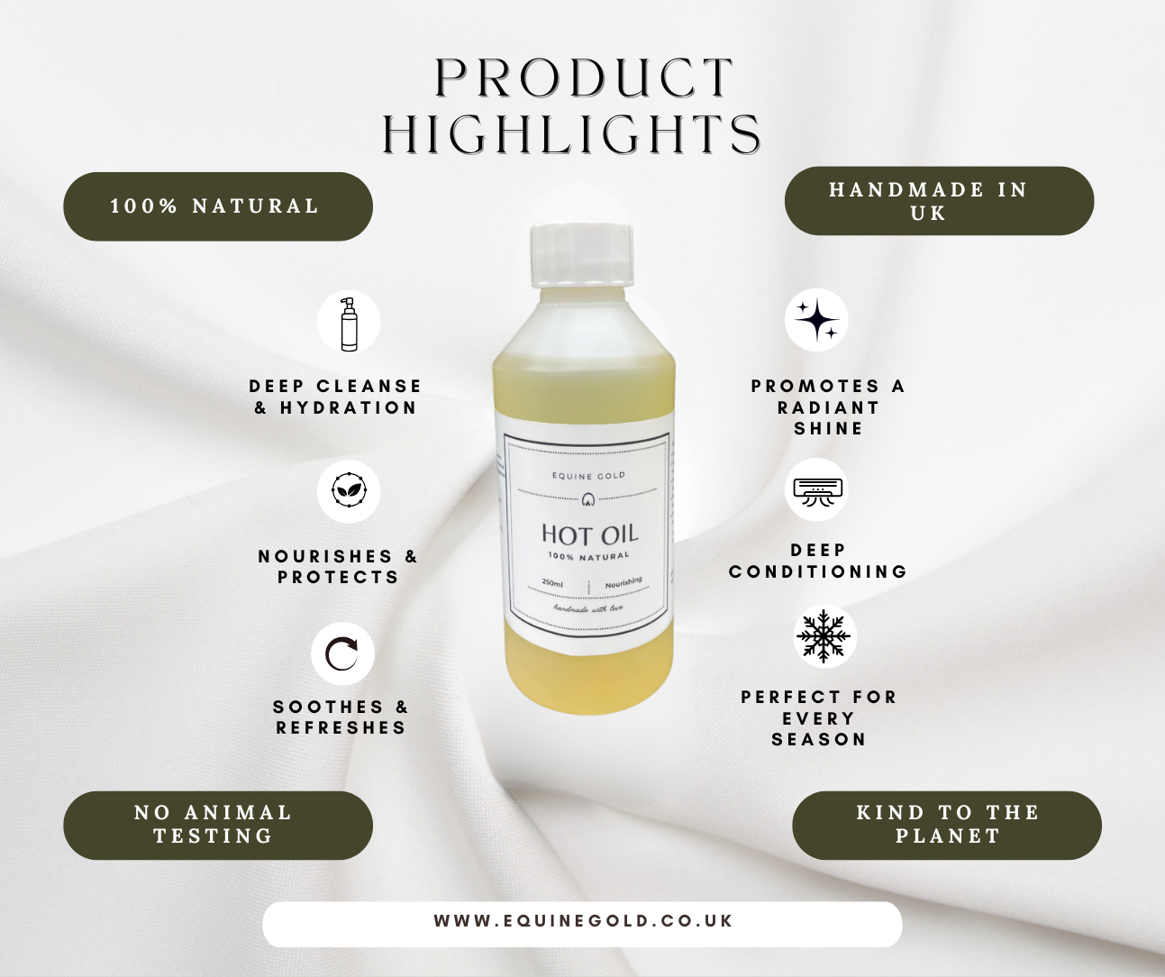 Equine Gold Hot Oil