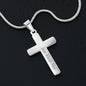 Personalized Stainless Steel Cross Necklace