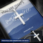 Personalized Stainless Steel Cross Necklace