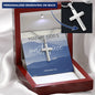 Personalized Stainless Steel Cross Necklace