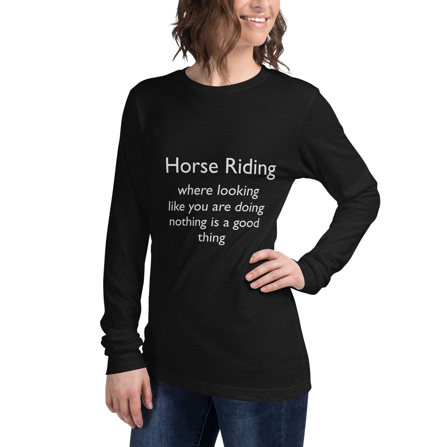 Horse Riding Long Sleeve Tee