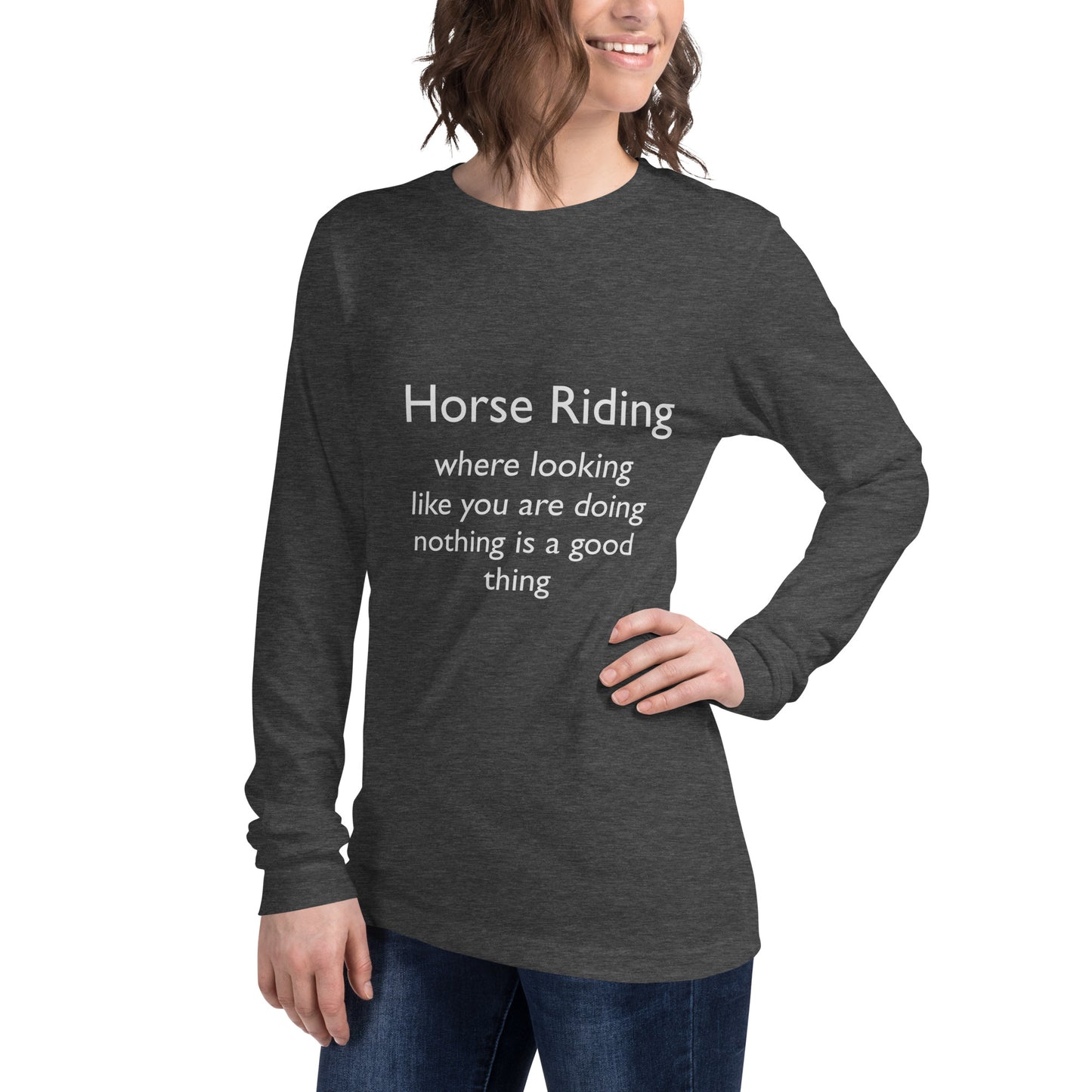 Horse Riding Long Sleeve Tee