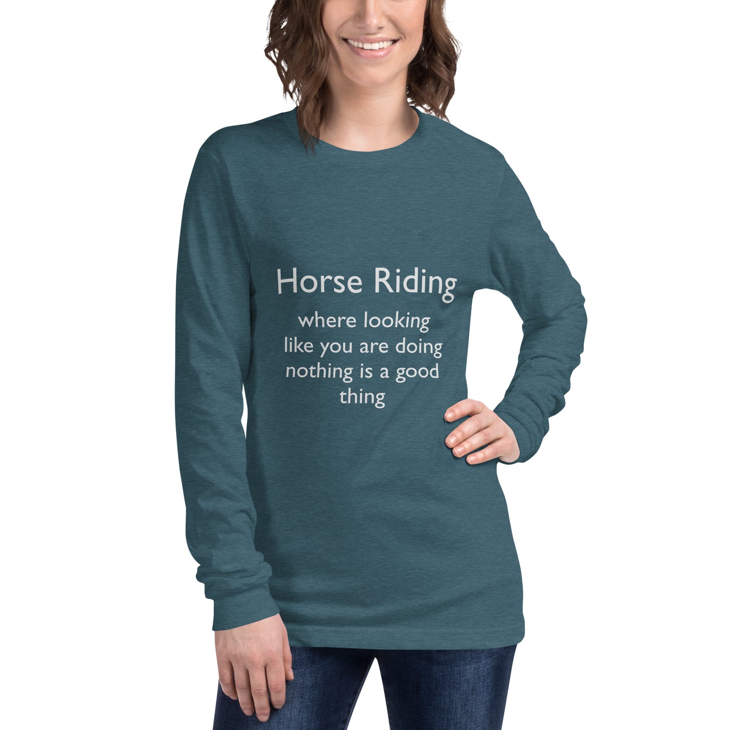 Horse Riding Long Sleeve Tee