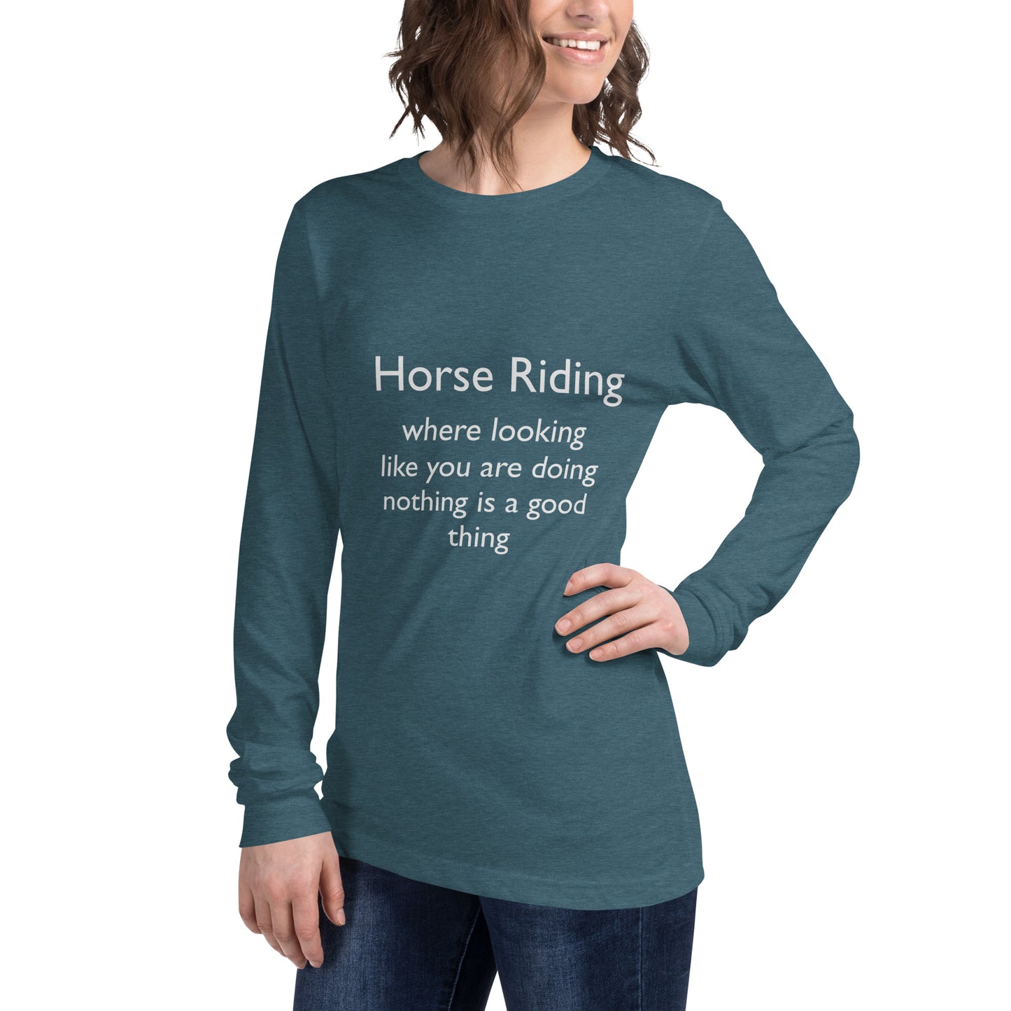 Horse Riding Long Sleeve Tee