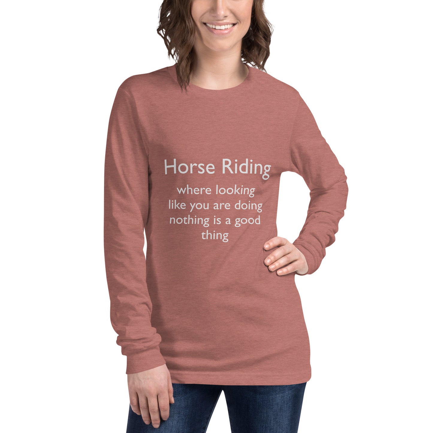 Horse Riding Long Sleeve Tee