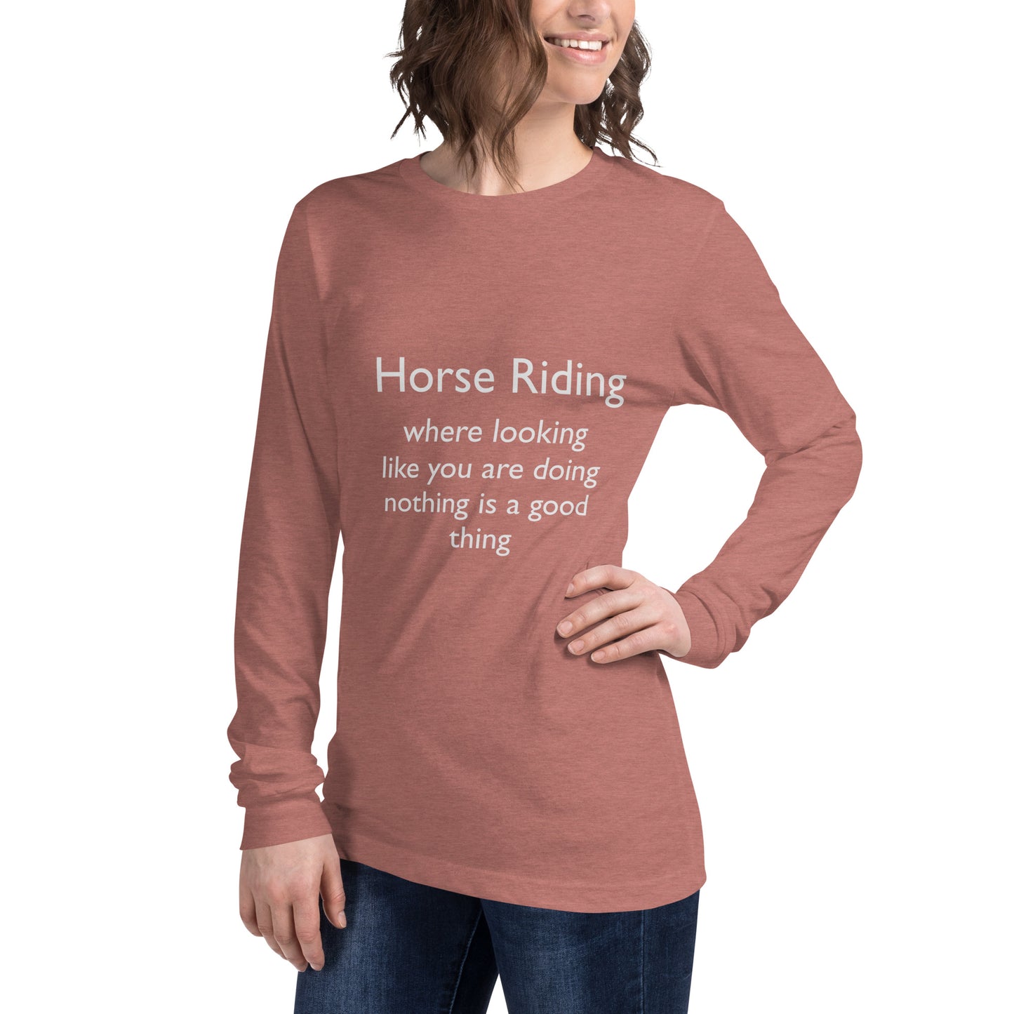 Horse Riding Long Sleeve Tee