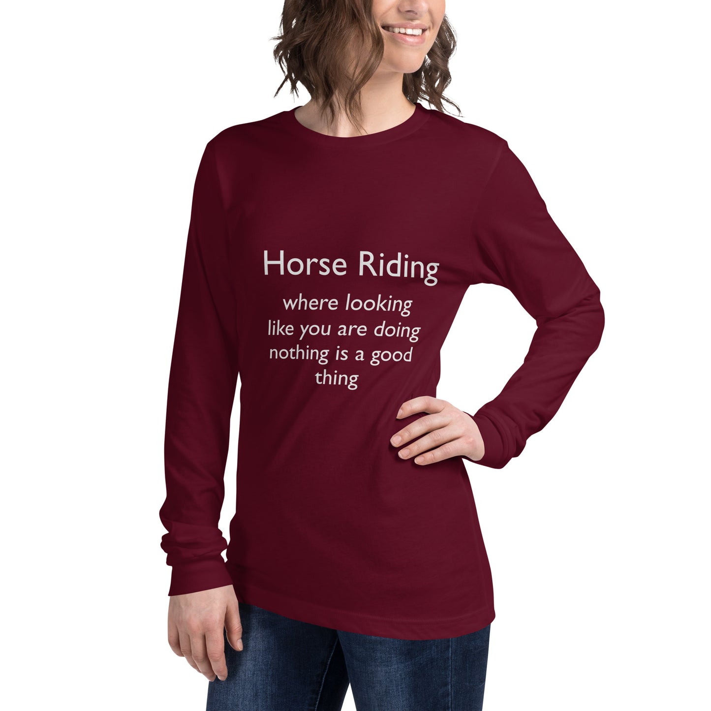 Horse Riding Long Sleeve Tee